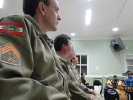 Pr Wolff ministra em culto de militares em Porto Belo-SC