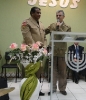 Pr Wolff ministra em culto de militares em Porto Belo-SC