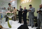 Pr Wolff ministra em culto de militares em Porto Belo-SC