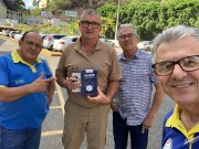 Visita e reunião de militares