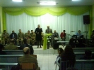 Culto com participação de vários militares na cidade de Guaramirim