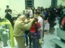 Culto com participação de vários militares na cidade de Guaramirim