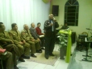 Culto com participação de vários militares na cidade de Guaramirim