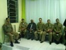 Culto com participação de vários militares na cidade de Guaramirim