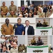 Muitas vidas edificadas no Congresso de Militares em Garuga