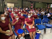 Apoio feminino no congresso da UMCEB