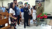 Estava uma benção o culto de militares 