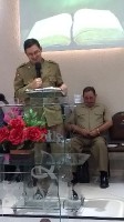 Estava uma benção o culto de militares 