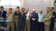 Estava uma benção o culto de militares 