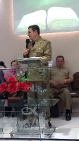 Estava uma benção o culto de militares 