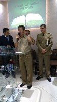 Estava uma benção o culto de militares 