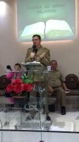 Estava uma benção o culto de militares 