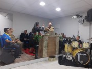 Reunião de militares em adoração a Deus 