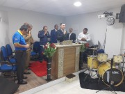 Reunião de militares em adoração a Deus 