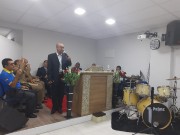 Reunião de militares em adoração a Deus 