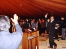 Militares de Garuva participam de campanha evangelística.