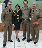 Inicia as atividades de militares em Campos Novos