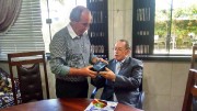 Visita ao Pr. Cesino - Presidente da GMUH
