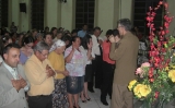 Bênçãos no culto de Militares em Cel Vivida-PR