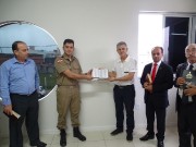 Colocação de bíblia na 1ª CIA em Camboriu