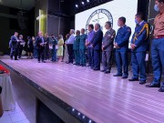 Entrega de medalhas aos militares e civis