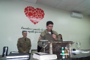 Culto de militares em Taió, na Igreja Santas Missões