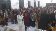 Presença de vários militares neste belo culto