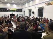 IEAD sede de Indaial com os militares