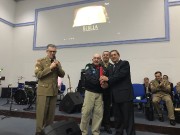IEAD sede de Indaial com os militares