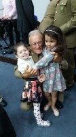 IEAD sede de Indaial com os militares