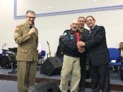 IEAD sede de Indaial com os militares