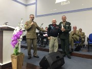 IEAD sede de Indaial com os militares