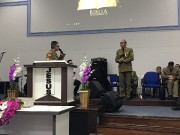 IEAD sede de Indaial com os militares