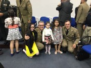IEAD sede de Indaial com os militares
