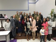 IEAD sede de Indaial com os militares