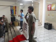 Culto de militares na IEQ em Arroio do Silva 