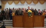 Culto em Imbituba, organizado pela diretoria do GRUMEIMBI, com a participação de militares de diversas denominações, com a participação de militares do Exército Policia Militar e Bombeiros militares, e a pessoa do Presidente da UMCEB/UMESC Cel Emilson.