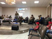 Vários militares presentes