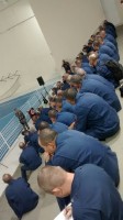 Culto na academia do Corpo de Bombeiros - SC