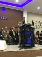 Culto militar na cidade de São Bento do Sul
