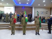 Culto militar na cidade de São Bento do Sul