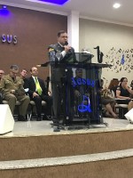 Culto militar na cidade de São Bento do Sul