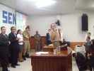 Culto e reunião de militares da UMESC