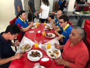 Momento de alegria e confraternização
