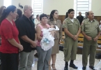 Apresentação do Filho do Sd Vaz,  neto do Sgt Vaz