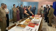 Varios militares presentes