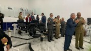 Varios militares presentes