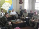 Presidente da UMCEB-UMESC visita Ten Cel Cmt do 10 BeC, Lages-SC