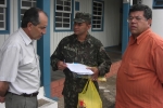 Presidente da UMCEB-UMESC visita Ten Cel Cmt do 10 BeC, Lages-SC