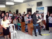 Foi muito bom o culto de militares em Indaial